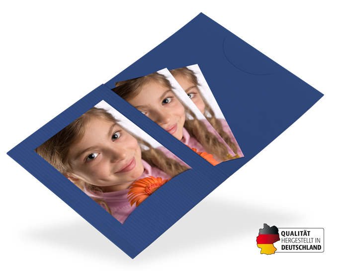 Passbildmappe für Fotos in 6 x 9 cm