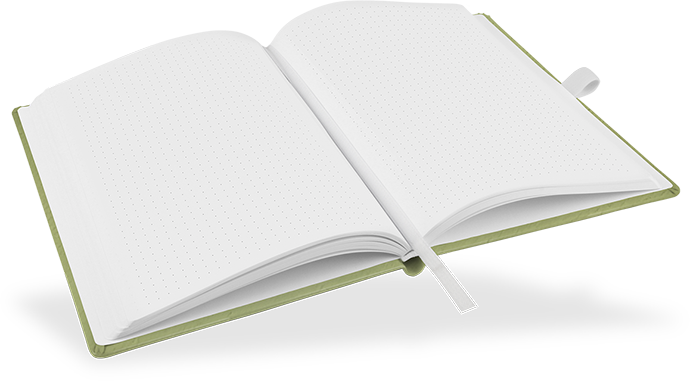 "Pistachio" - DIN A5 mit deinem Umschlagdesign "Pistachio" - DIN A5 mit deinem Umschlagdesign