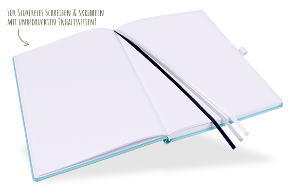 Marthiesens® Bullet Journal, unbedruckt weiß Marthiesens® Bullet Journal, unbedruckt weiß