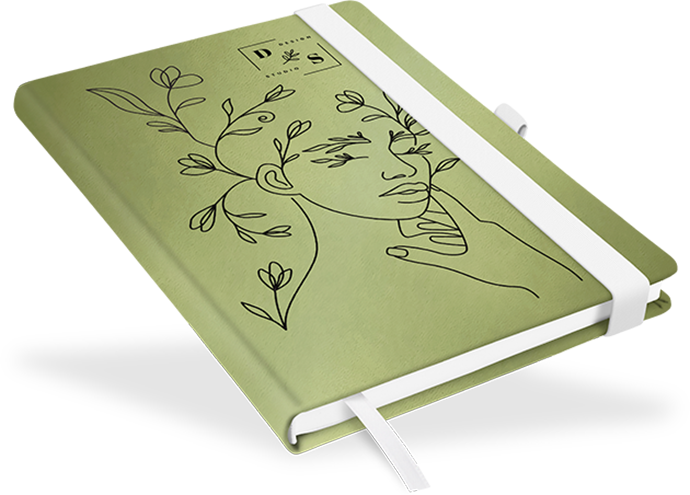 "Pistachio" - DIN A5 mit deinem Umschlagdesign "Pistachio" - DIN A5 mit deinem Umschlagdesign