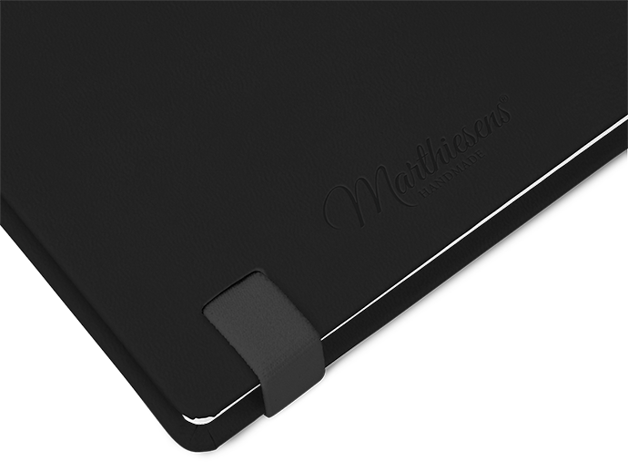 Notizbuch Large mit schwarzem Umschlag in Tablet-Größe