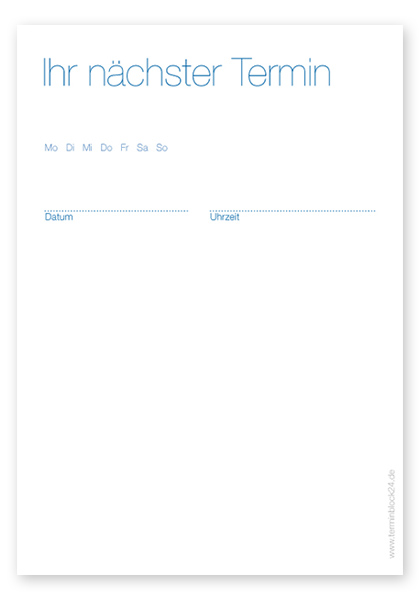 Terminzettel "Light Classic"