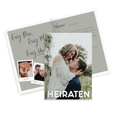 Klappkarte "Olivegarden", DIN A6