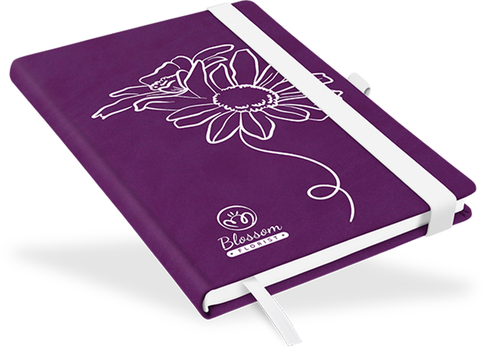 "Imperial Lila" - DIN A5 mit deinem Umschlagdesign "Imperial Lila" - DIN A5 mit deinem Umschlagdesign