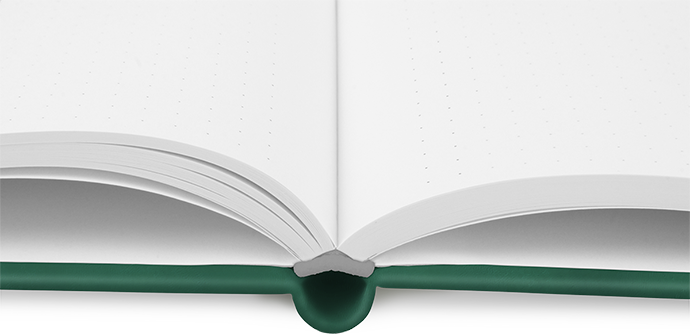 "Hunter Green" - DIN A5 mit deinem Umschlagdesign "Hunter Green" - DIN A5 mit deinem Umschlagdesign